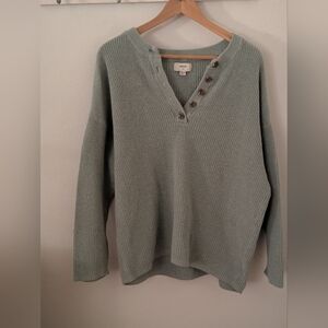 Women's Oversized aerie Sweater in Sage Green